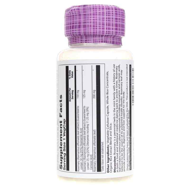 Rosemary Leaf Extract 275 Mg, by Solaray, image #3