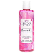 Rosewater Refreshing Facial Splash, 8 Oz, by Heritage Store