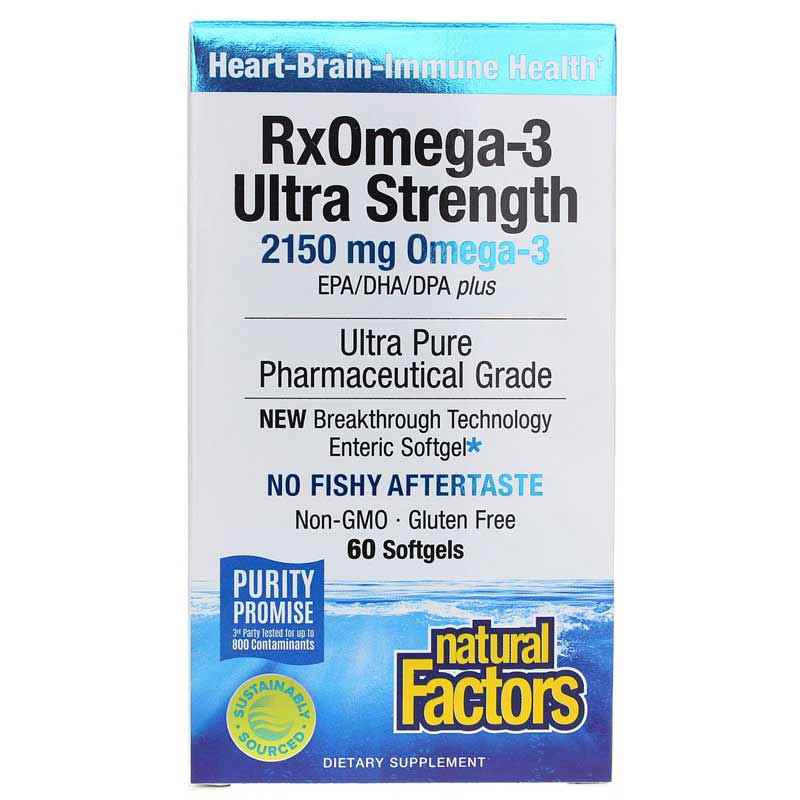 RxOmema-3 Ultra Strength, 60 Softgels, by Natural Factors