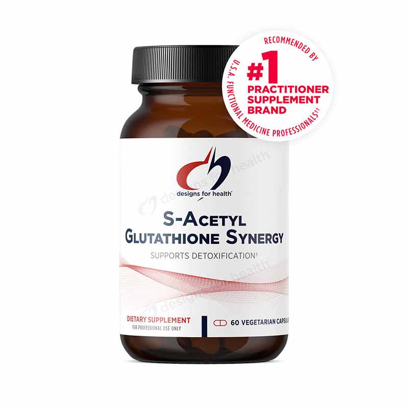 S-Acetyl Glutathione Synergy, Designs For Health Natural Healthy Concepts S-Acetyl Glutathione Synergy, Designs For Health Natural Healthy Concepts