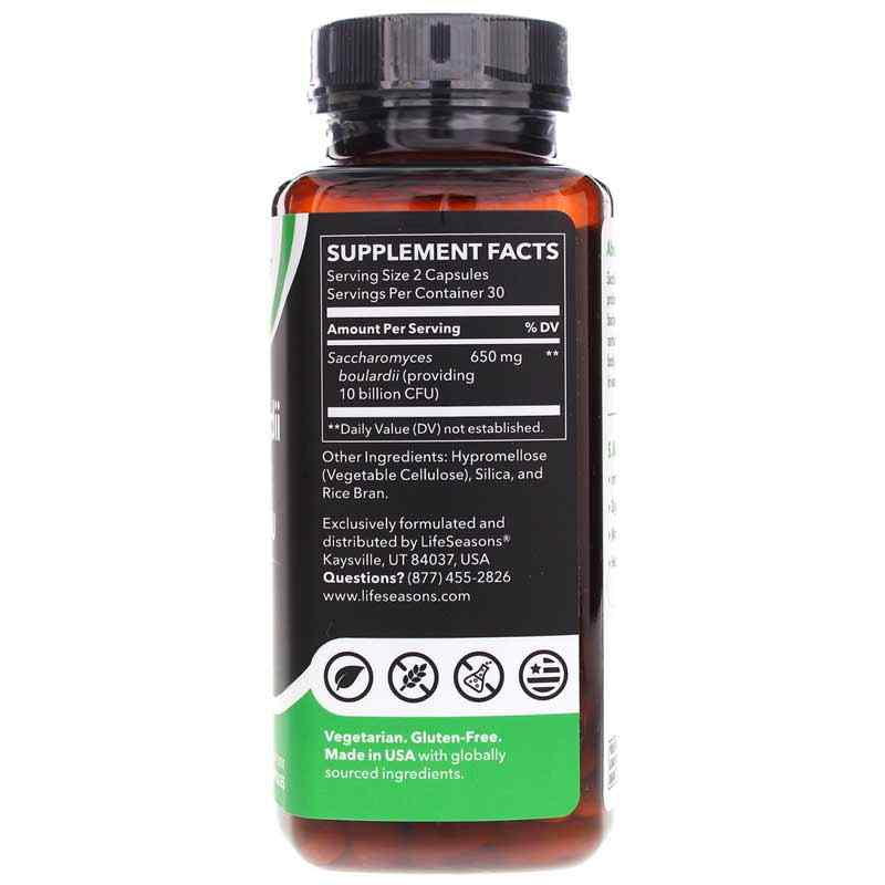 S. Boulardii Probiotic 10 Billion, by LifeSeasons, image #2