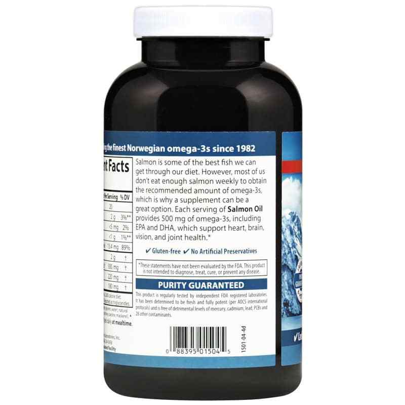 Salmon Oil 500 Mg Omega-3s Bonus Pack, by Carlson Labs, image #3