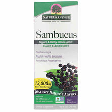 Sambucus Black Elderberry Extract, 8 Oz, by Natures Answer
