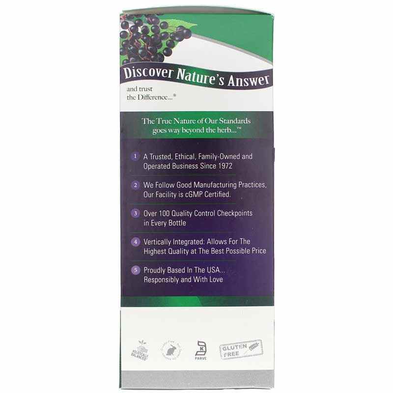 Sambucus Black Elderberry Extract, 8 Oz, by Natures Answer, image #4