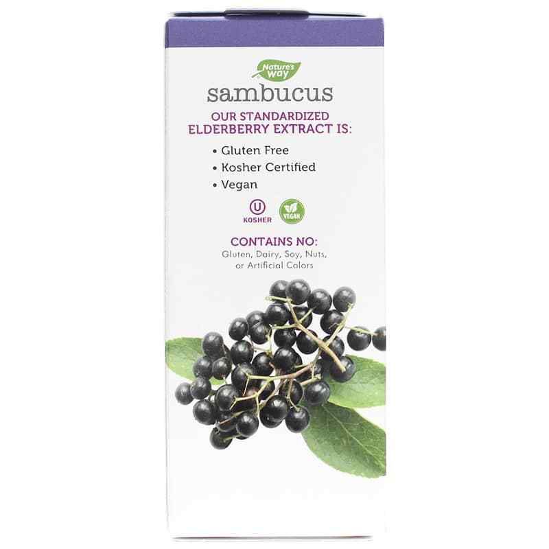 Sambucus Elderberry Original Syrup, 4 Oz, by Natures Way, image #3