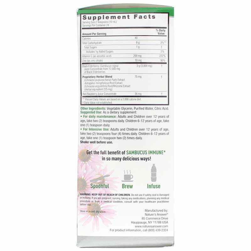 Sambucus Immune Extract, by Natures Answer, image #2