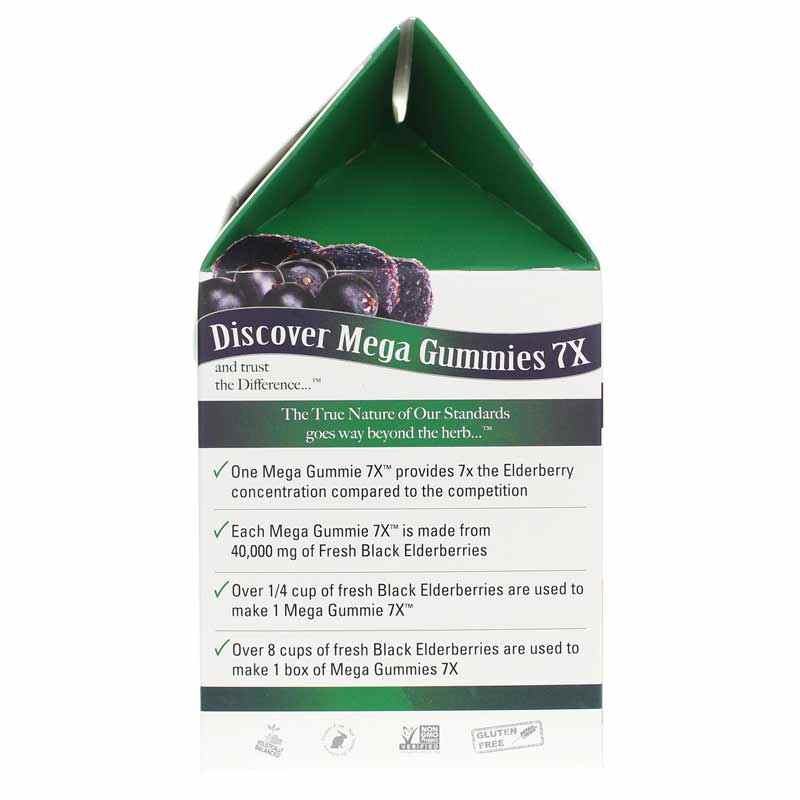Sambucus Mega Gummies 7X, by Natures Answer, image #4
