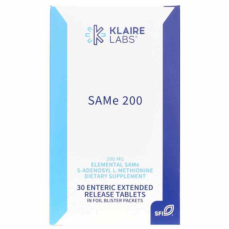 SAMe 200, 30 Tablets, by SFI Health