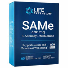 SAMe 400 Mg, 60 Enteric Coated Tablets, by Life Extension