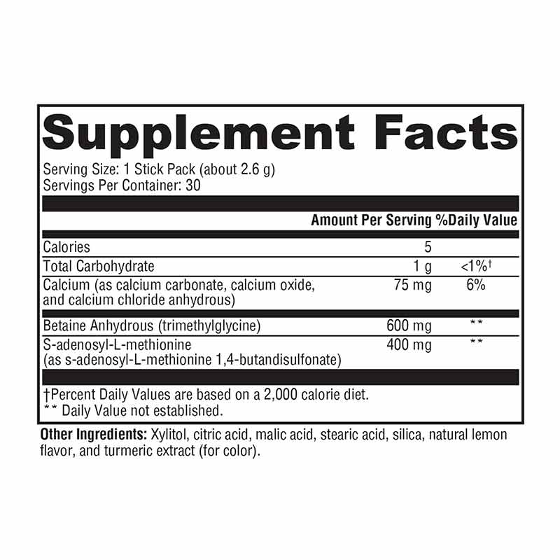 SAMe & TMG Lemon Flavor, by Xymogen, image #2