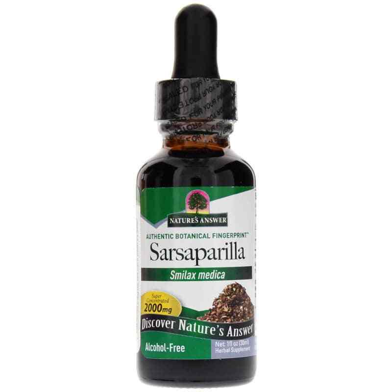 Sarsaparilla Alcohol-Free, by Natures Answer