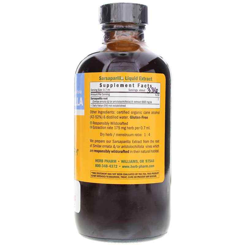 Sarsaparilla Extract, 8 Oz, by Herb Pharm, image #2