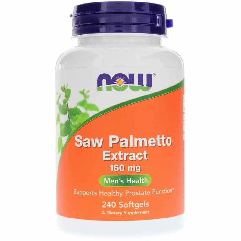 Saw Palmetto Extract 160 Mg, 240 Softgels, by NOW Foods