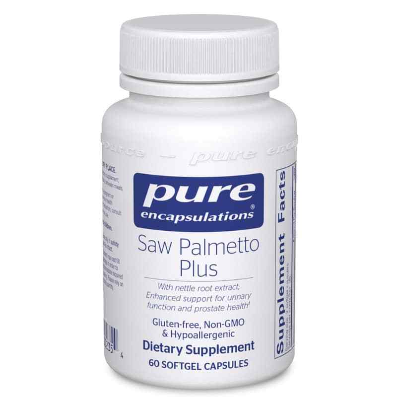 Saw Palmetto Plus with Nettle Root Extract, 60 Softgels, by Pure Encapsulations