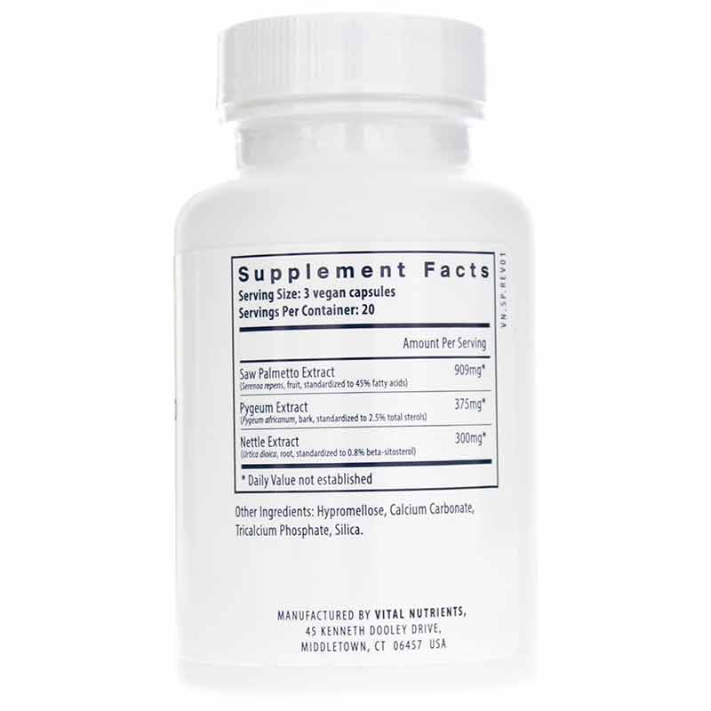 Saw Palmetto Pygeum Nettle Root, by Vital Nutrients, image #2