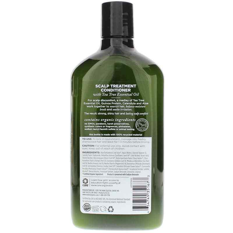 Scalp Treatment Tea Tree Conditioner, by Avalon Organics, image #2
