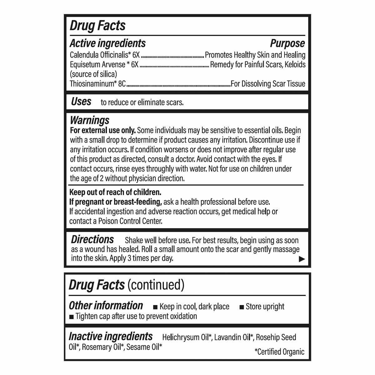 Scar Control Roll-On, .14 Oz, by Forces Of Nature