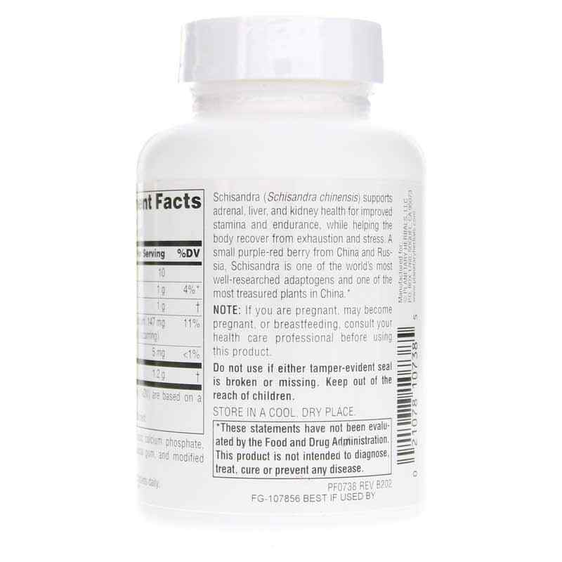 Schisandra 600 Mg, 60 Tablets, by Planetary Herbals, image #3