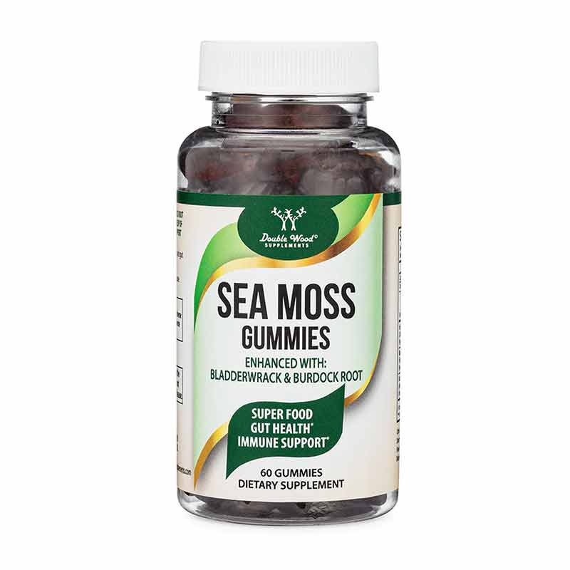 Sea Moss Gummies, 60 Gummies, by Double Wood Supplements