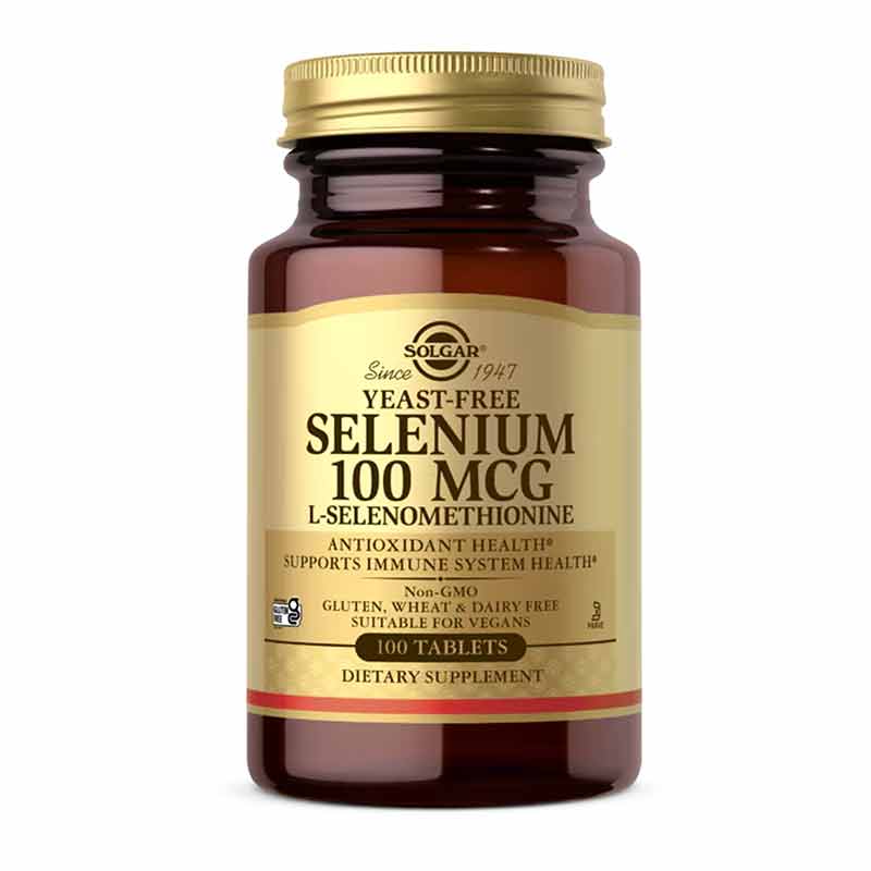 Selenium 100 Mcg Yeast-Free, by Solgar