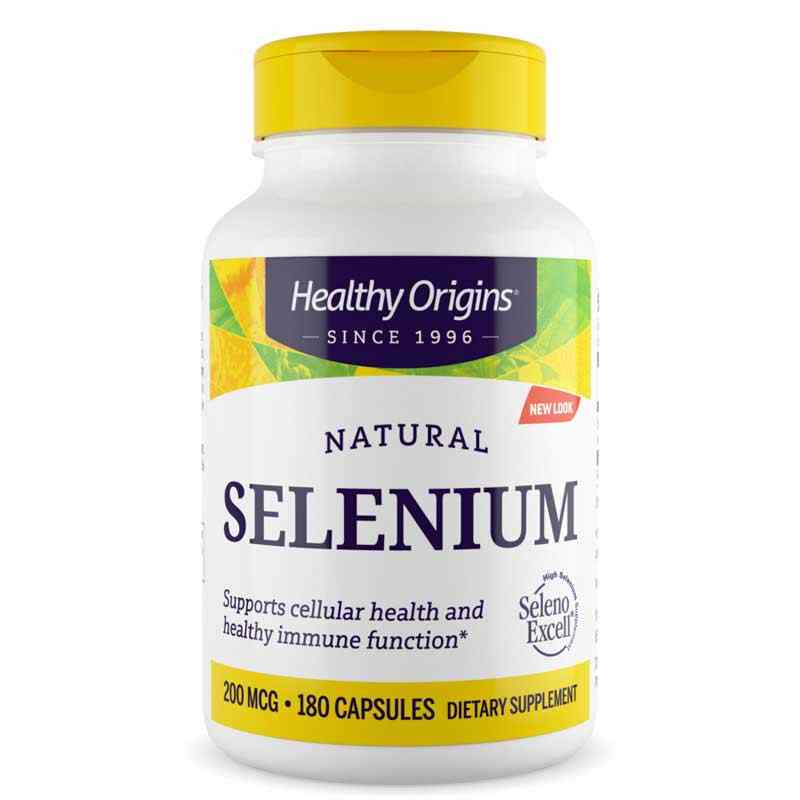 Selenium 200 Mcg Seleno Excell, 180-Capsules, by Healthy Origins