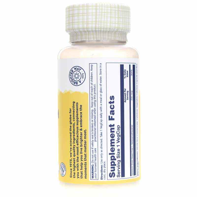 Selenium 200 Mcg, Yeast-Free Formula, by Solaray, image #2
