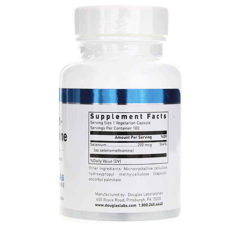 Seleno-Methionine 200 Mcg, 100 Capsules, by Douglas Laboratories, image #2
