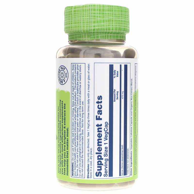 Senna Leaf 470 Mg, by Solaray, image #2