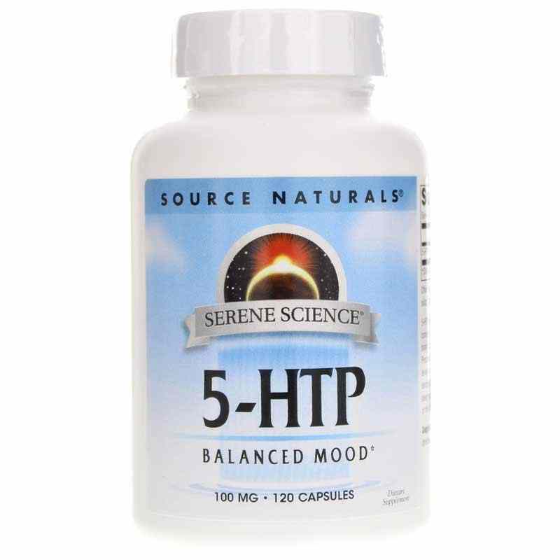 Serene Science 5-HTP 100 Mg, 120 Capsules, by Source Naturals
