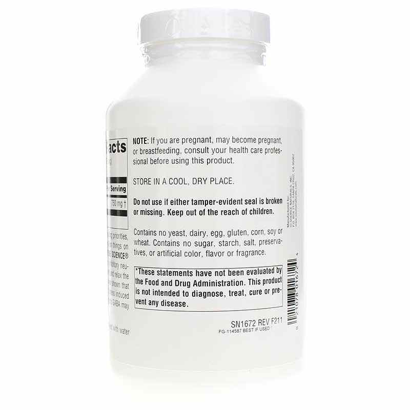 Serene Science Gaba Powder Calm Mind, 8 Oz, by Source Naturals, image #3