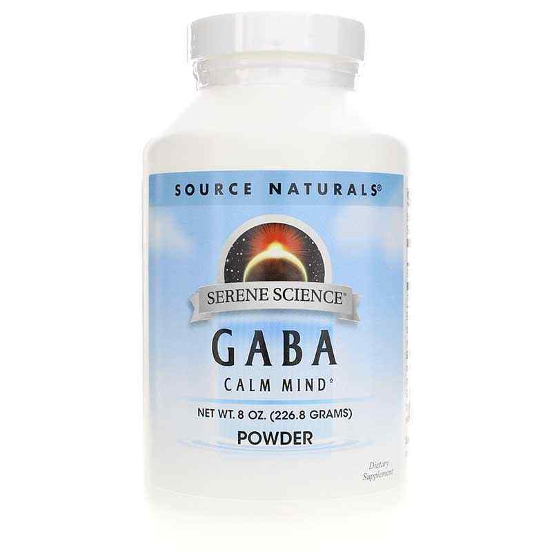 Serene Science Gaba Powder Calm Mind, by Source Naturals