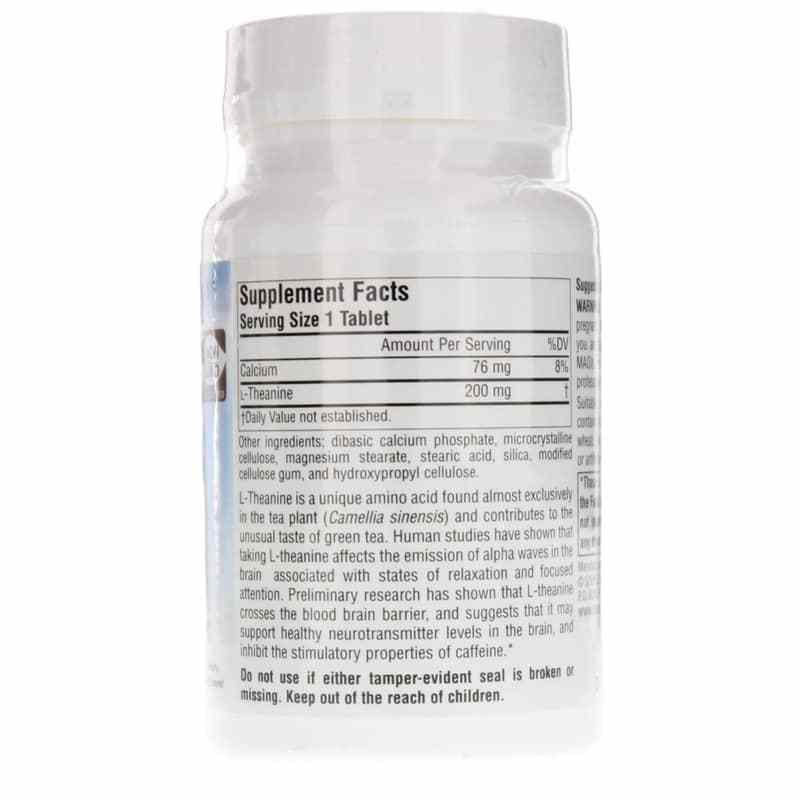Serene Science L-Theanine 200 Mg Tablets, 60 Tablets, by Source Naturals, image #2
