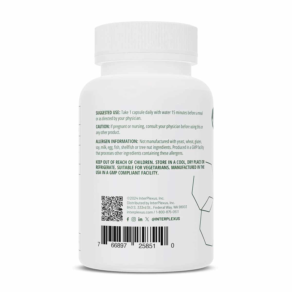 Seriphos Adrenal Support, 100 Capsules, by InterPlexus