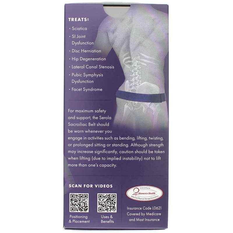 Serola Sacroiliac Belt, Extra Large, by Serola Biomechanics, image #2