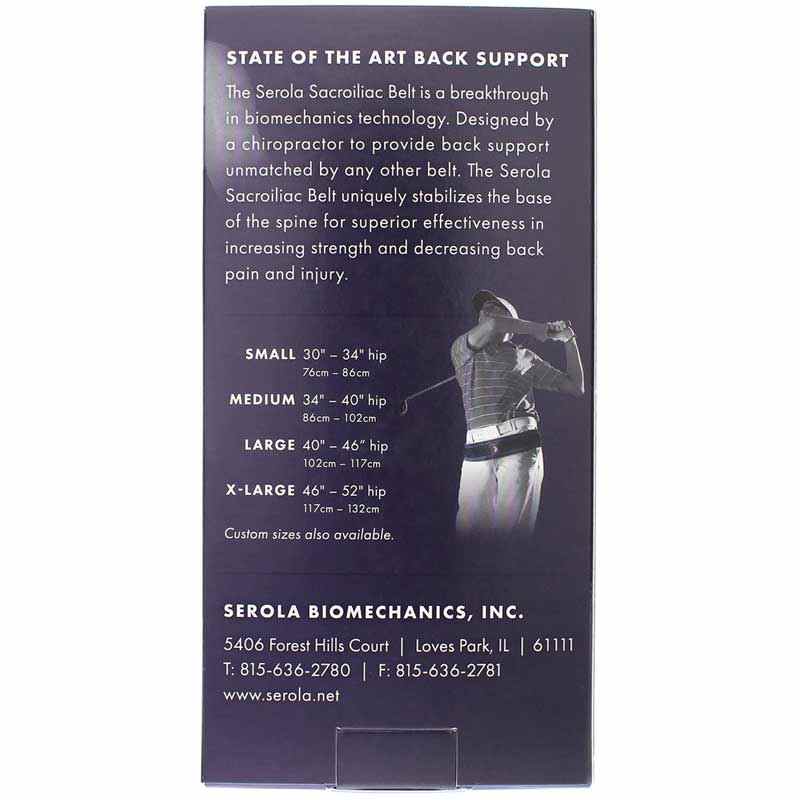 Serola Sacroiliac Belt, Extra Large, by Serola Biomechanics, image #3