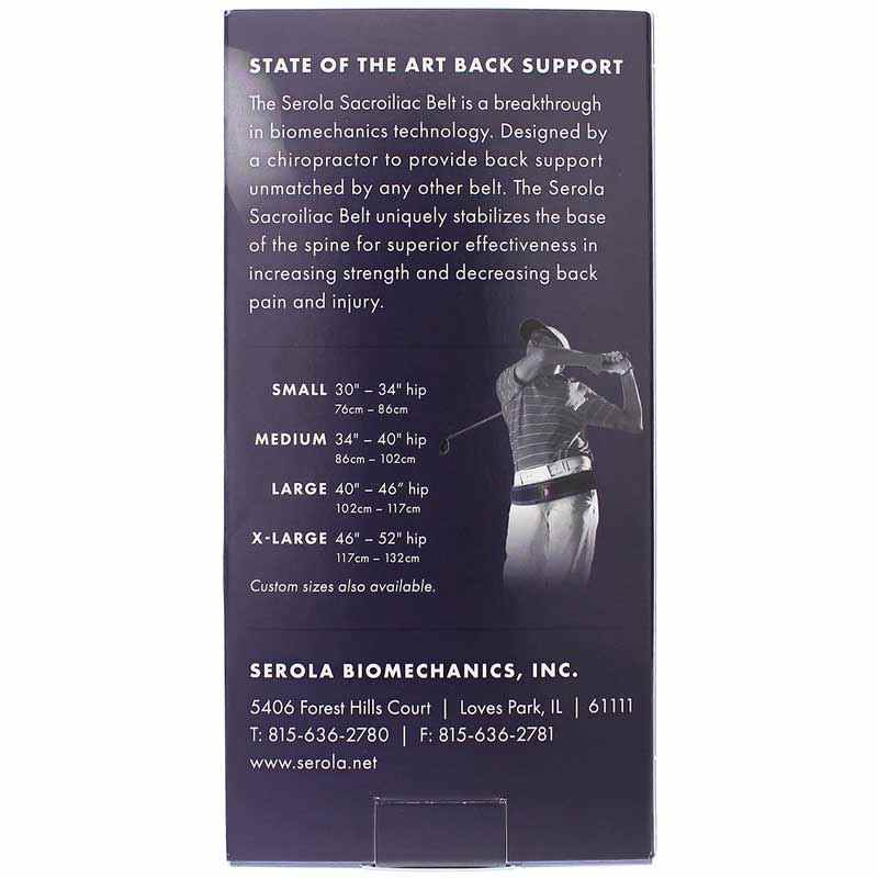 Serola Sacroiliac Belt, Serola Biomechanics – Natural Healthy Concepts