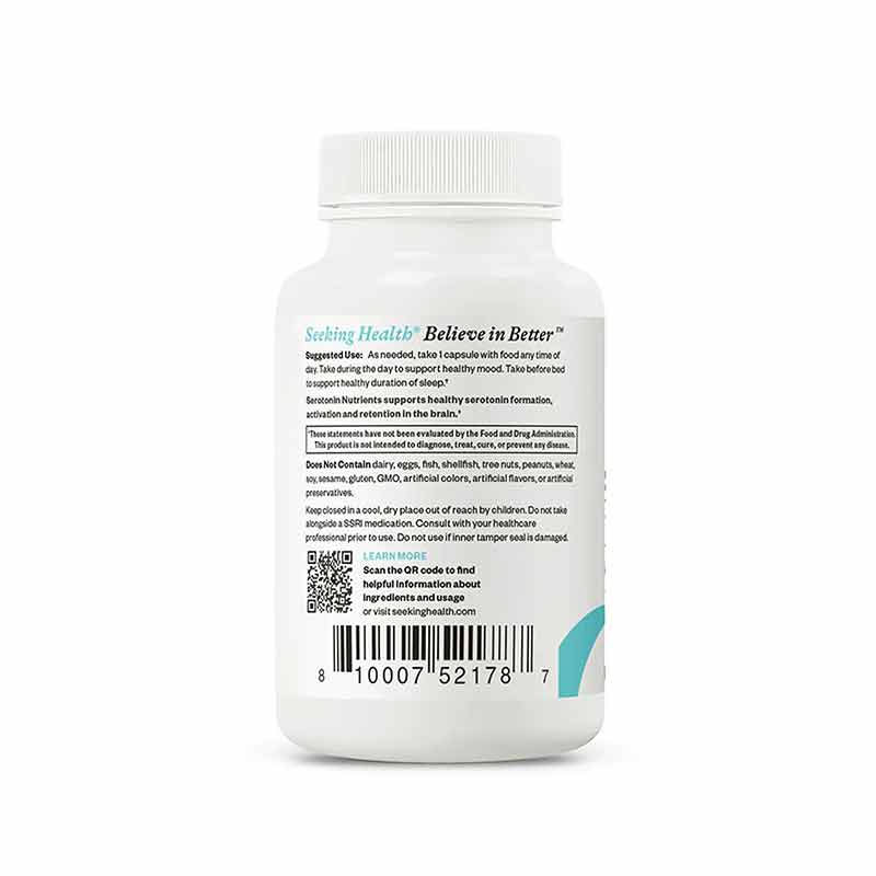 Serotonin Nutrients, by Seeking Health, image #4