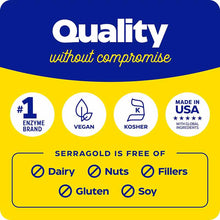 Serra Gold, 120 Capsules, by Enzymedica, image #8