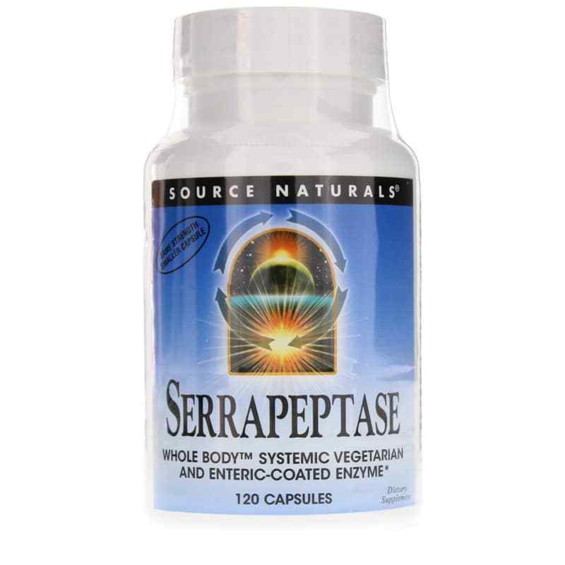 Serrapeptase Whole Body Systemic Enzyme, by Source Naturals
