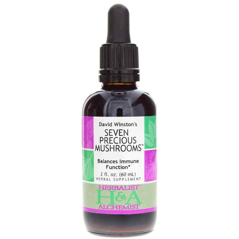 Seven Precious Mushrooms, 2 Oz, by Herbalist & Alchemist