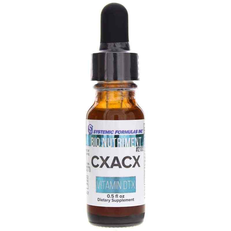 SFX CXACX Vitamin Detox, Systemic Formulas – Natural Healthy Concepts