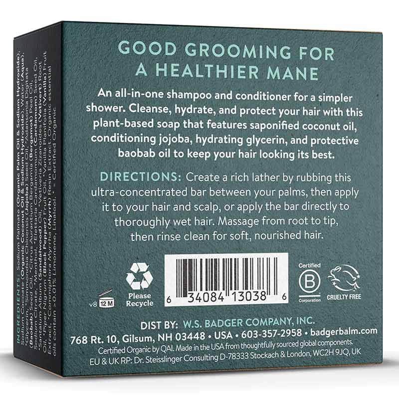 Shampoo Bar, by Badger, image #2