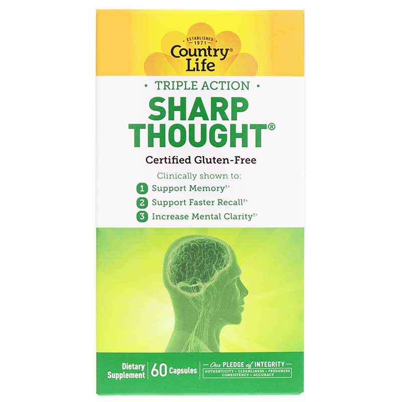 Sharp Thought, 60 Capsules, by Country Life