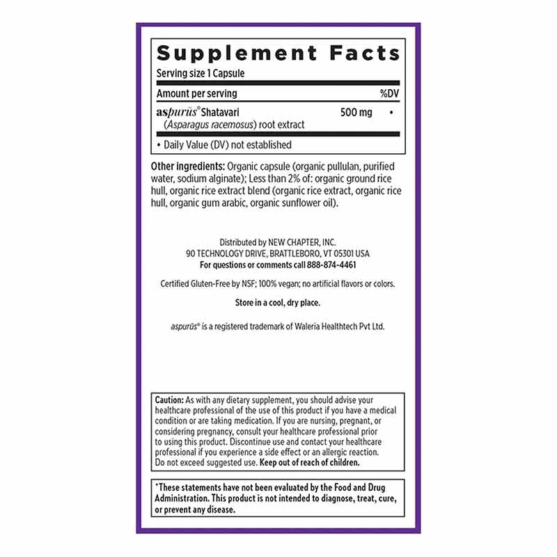 Shatavari Force, 30 Capsules, by New Chapter, image #5