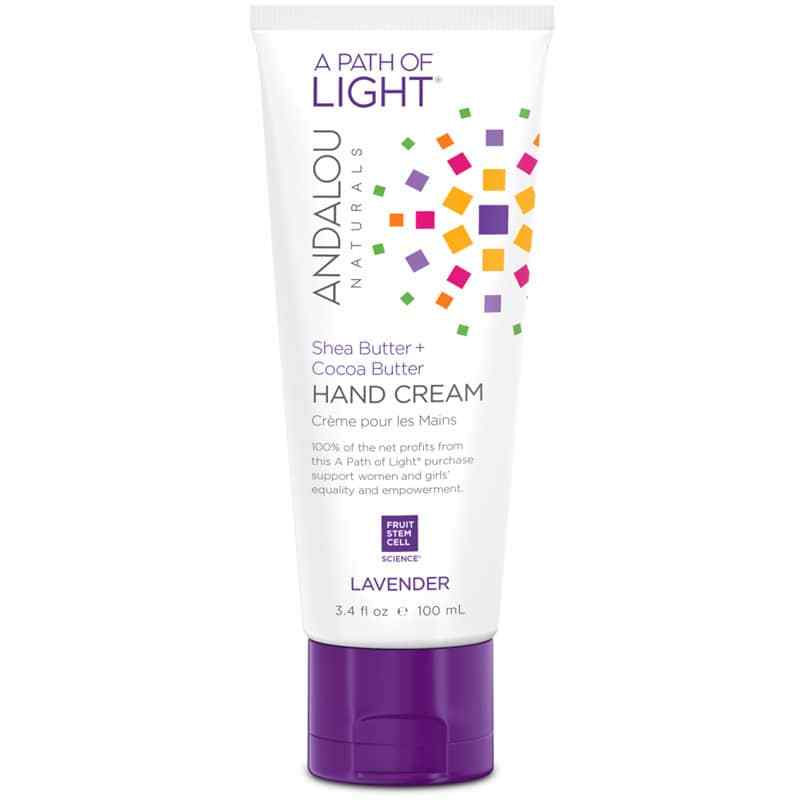 Shea Butter + Cocoa Butter Hand Cream Lavender, by Andalou Naturals
