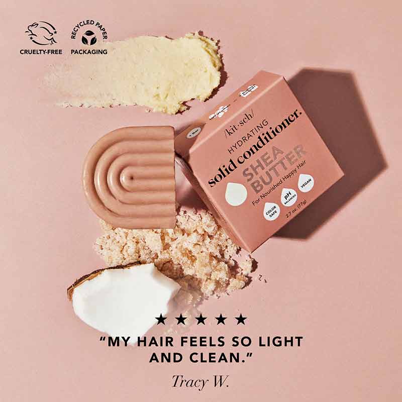 Shea Butter Hydrating Conditioner Bar, by Kitsch, image #4