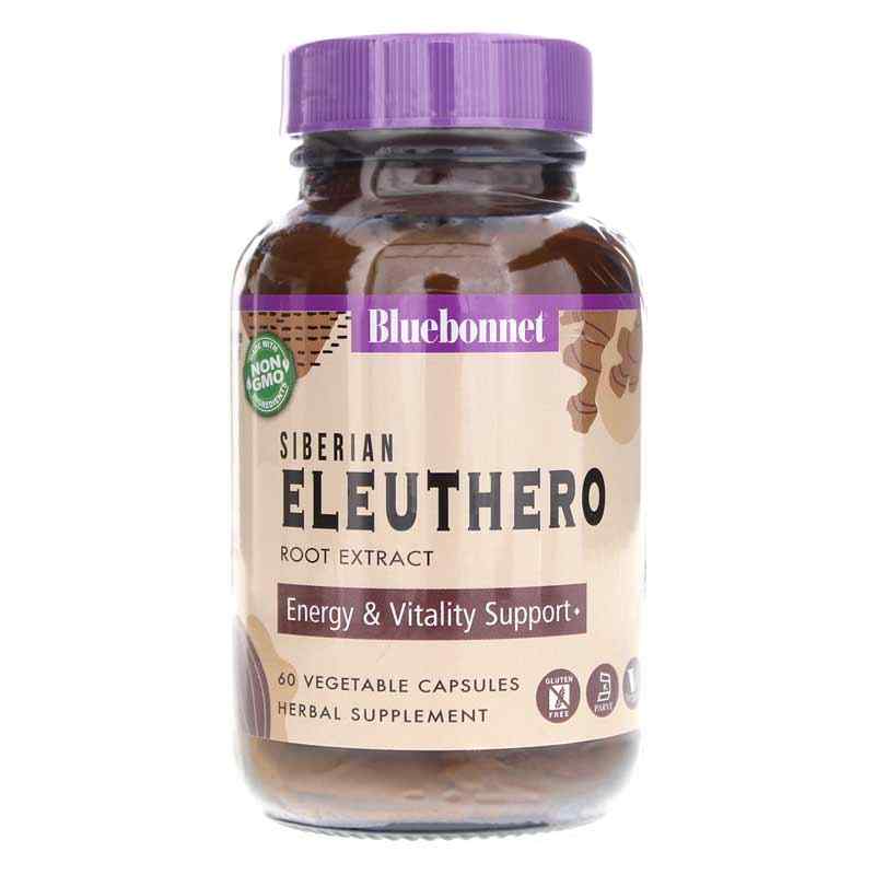 Siberian Eleuthero Root Extract, 60 Veg Capsules, by Bluebonnet