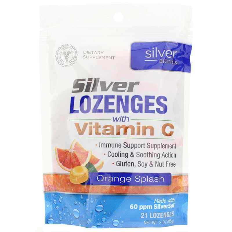 Silver Biotics Silver Lozenges with Vitamin C, by American Bio-Tech Labs