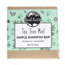 Simple Shampoo Bar, Tea Tree Mint, by Good Earth