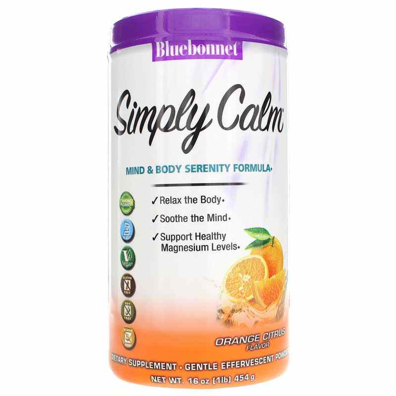 Simply Calm Magnesium Powder, by Bluebonnet